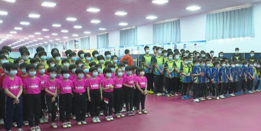 “河北省乒乓球女队少儿训练输送基地”揭牌