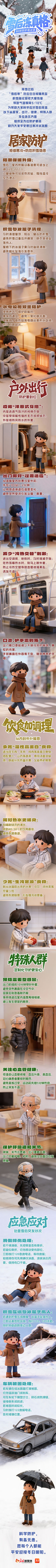 冀云长图丨雪后“冻”真格 科学防护看这里